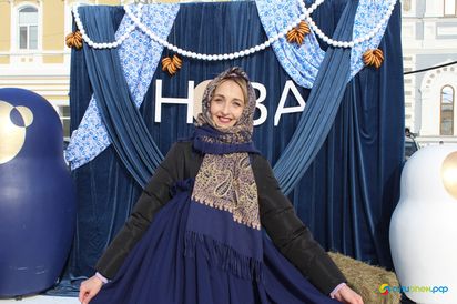 Проводы зимы на площади у Русдрамеатрта вместе с Риком