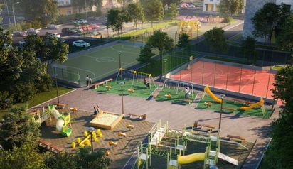 двор в ЖК «Новый Город»